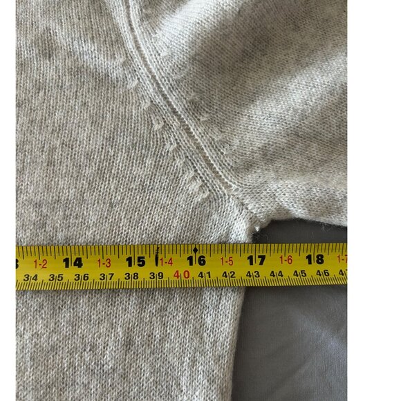 Clements Ribeiro Light Gray with Baby pink Stripes Cashmere Sweater Sz S - Picture 8 of 8